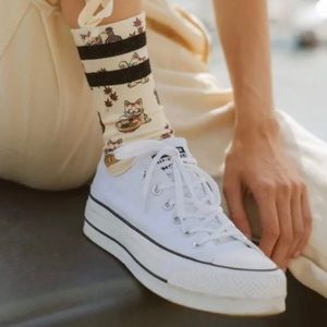Converse Chuck Taylor All Star Low Top Platform Sneaker – White